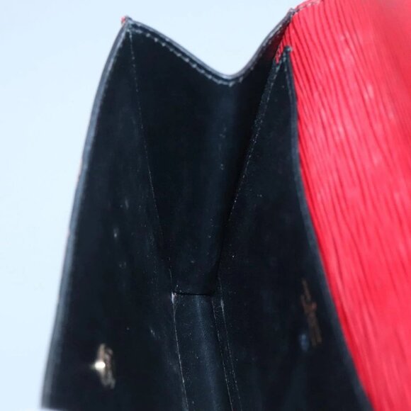 LOUIS VUITTON Epi Montagne 20 Clutch Bag Red LV - Picture 16 of 16